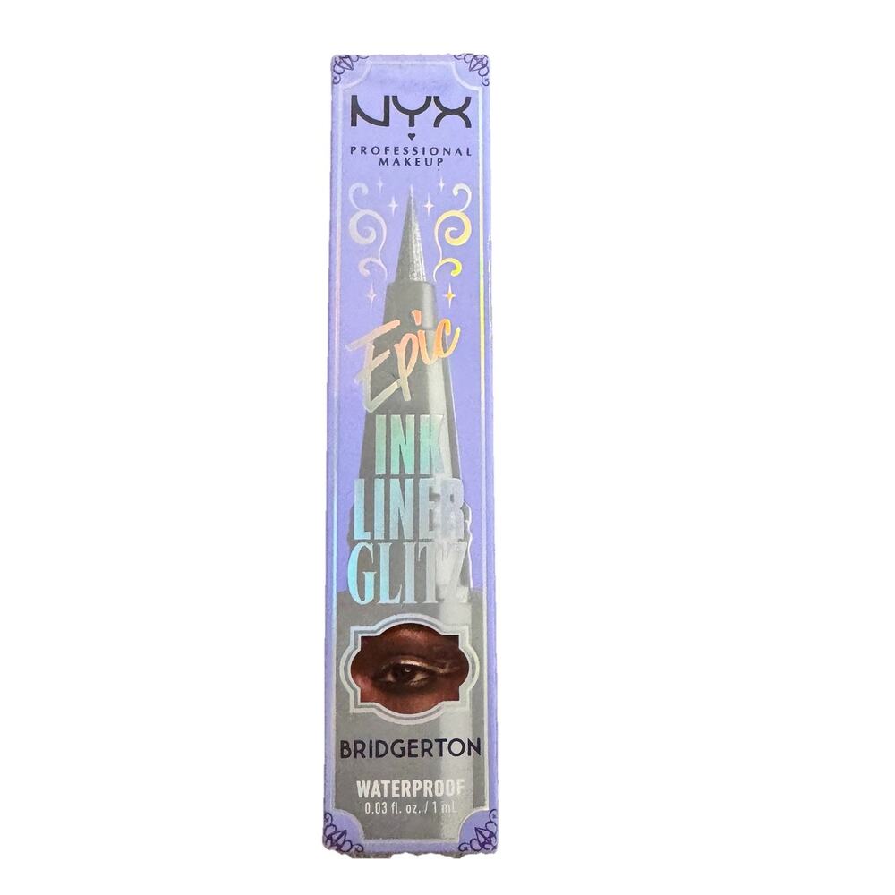 NYX Bridgerton Royal Epic Waterproof Metallic Eyeliner #Glitzed in Silver